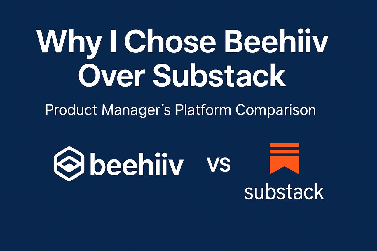 Why I Chose Beehiiv Over Substack for My AI Newsletter (And You Should Too)