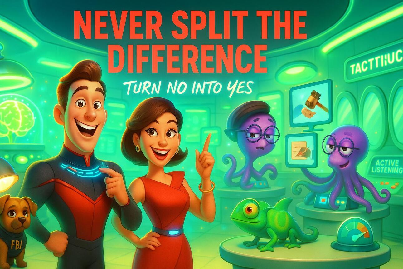 Never Split the Difference - Chris Voss:  FBI techniques to triple your product sales