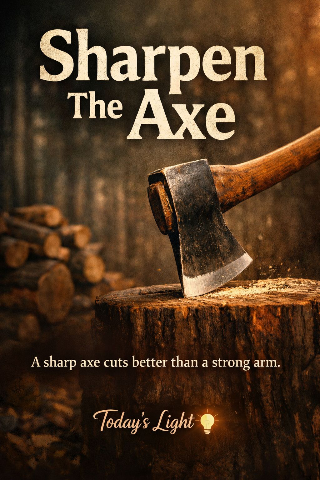 Today's Light | Sharpen The Axe