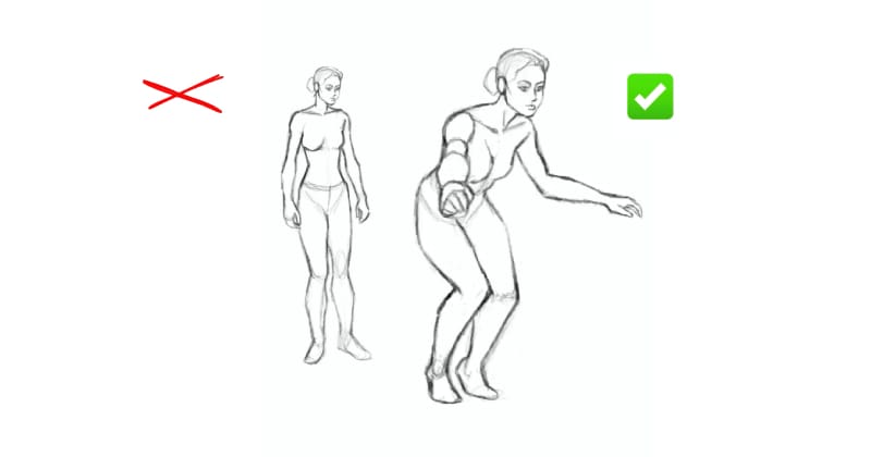 The easiest way to turn boring poses into action poses