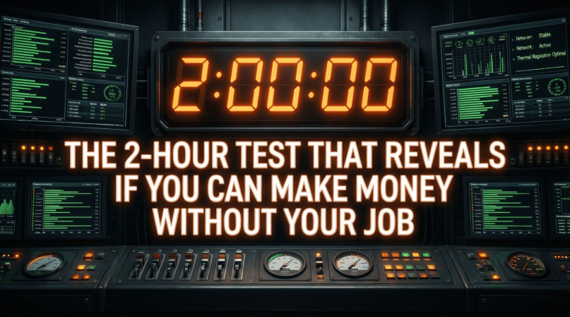 The 2-Hour Test That Reveals If You Can Make Money Without Your Job