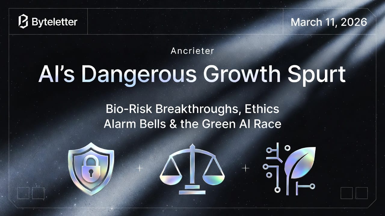 AI’s Dangerous Growth Spurt: Bio-Risk Breakthroughs, Ethics Alarm Bells & the Green AI Race