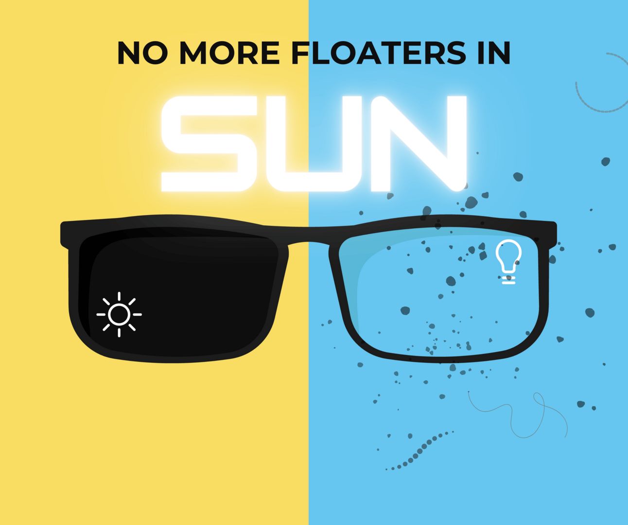 How to manage eye floaters by enlarging your pupils