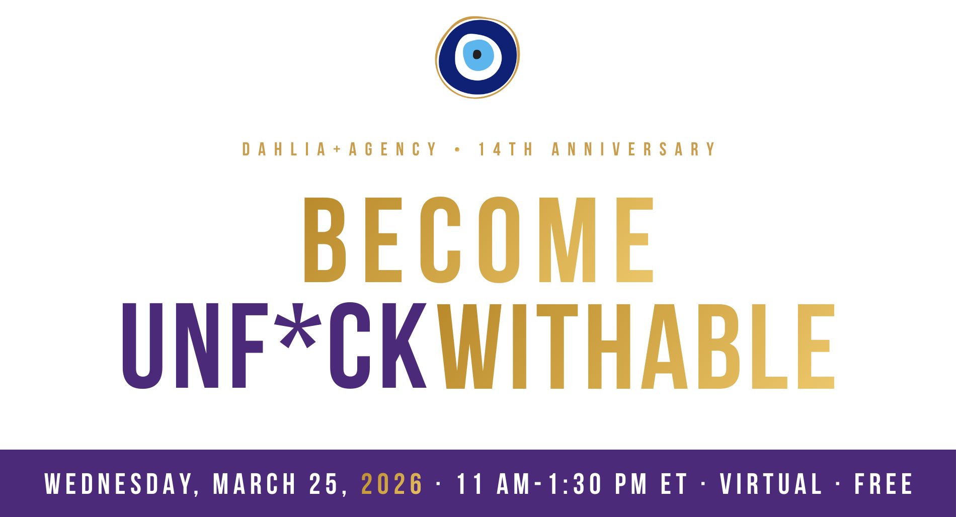 You're invited to become Unf*ckwithable 🧿