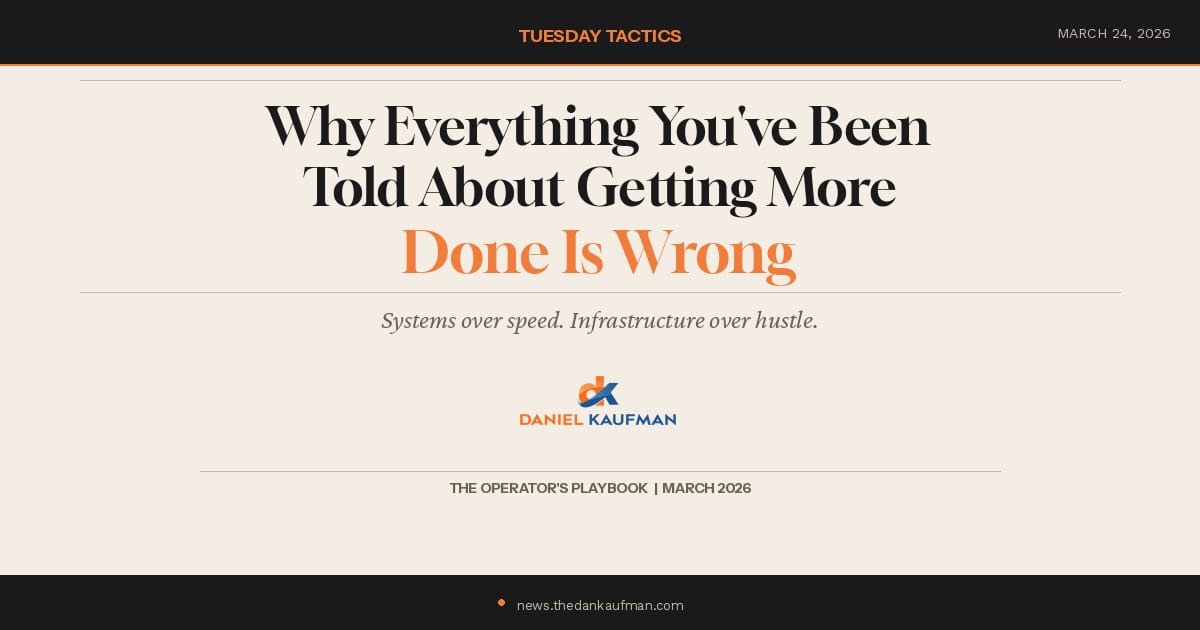 Why Everything You've Been Told About Getting More Done Is Wrong