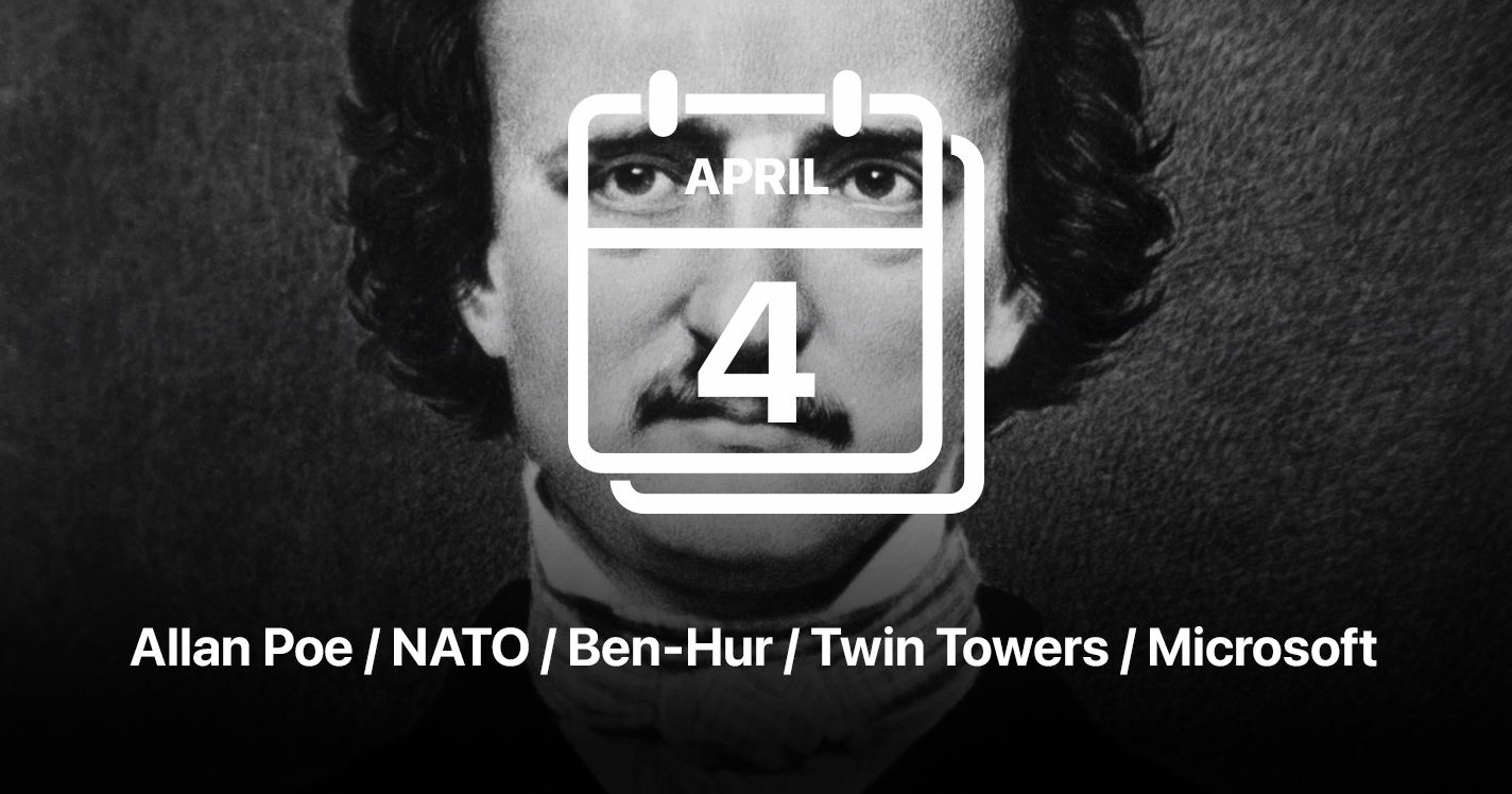 Allan Poe / NATO / Ben-Hur / Twin Towers / Microsoft