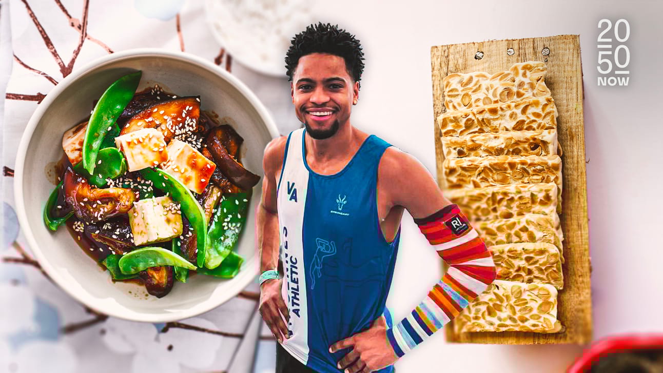 Mathéo Gabon : sportif et végétarien, c’est possible