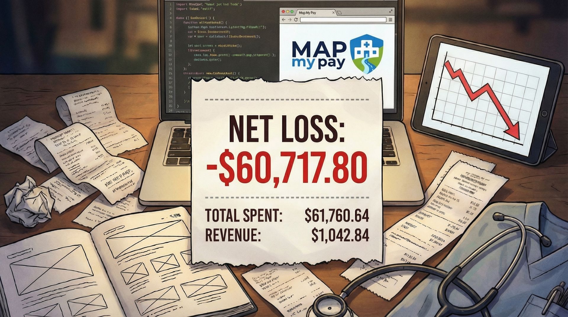 We Spent $61,760 Building an App This Year. Here's Every Dollar.