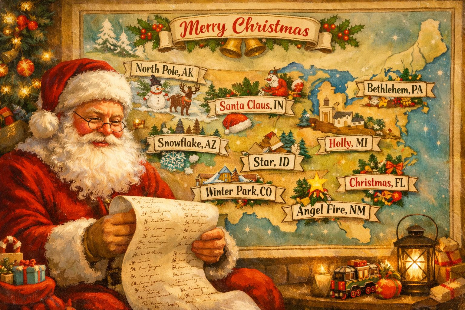  Christmas Still Lives in These Ten American Towns