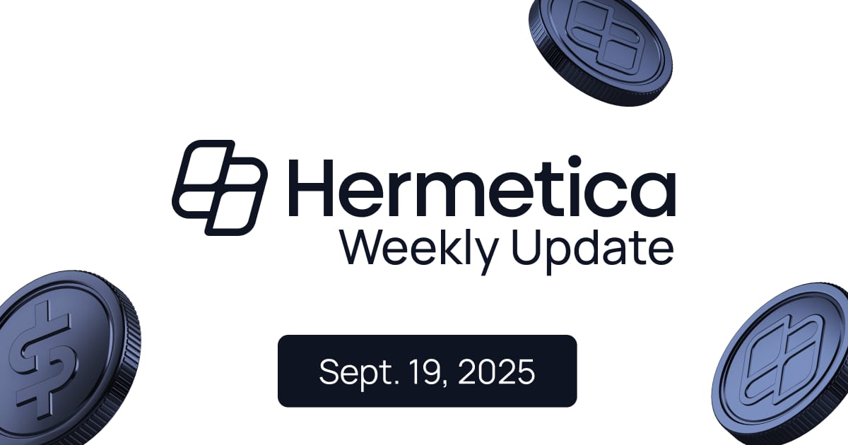Weekly Update - September 19, 2025