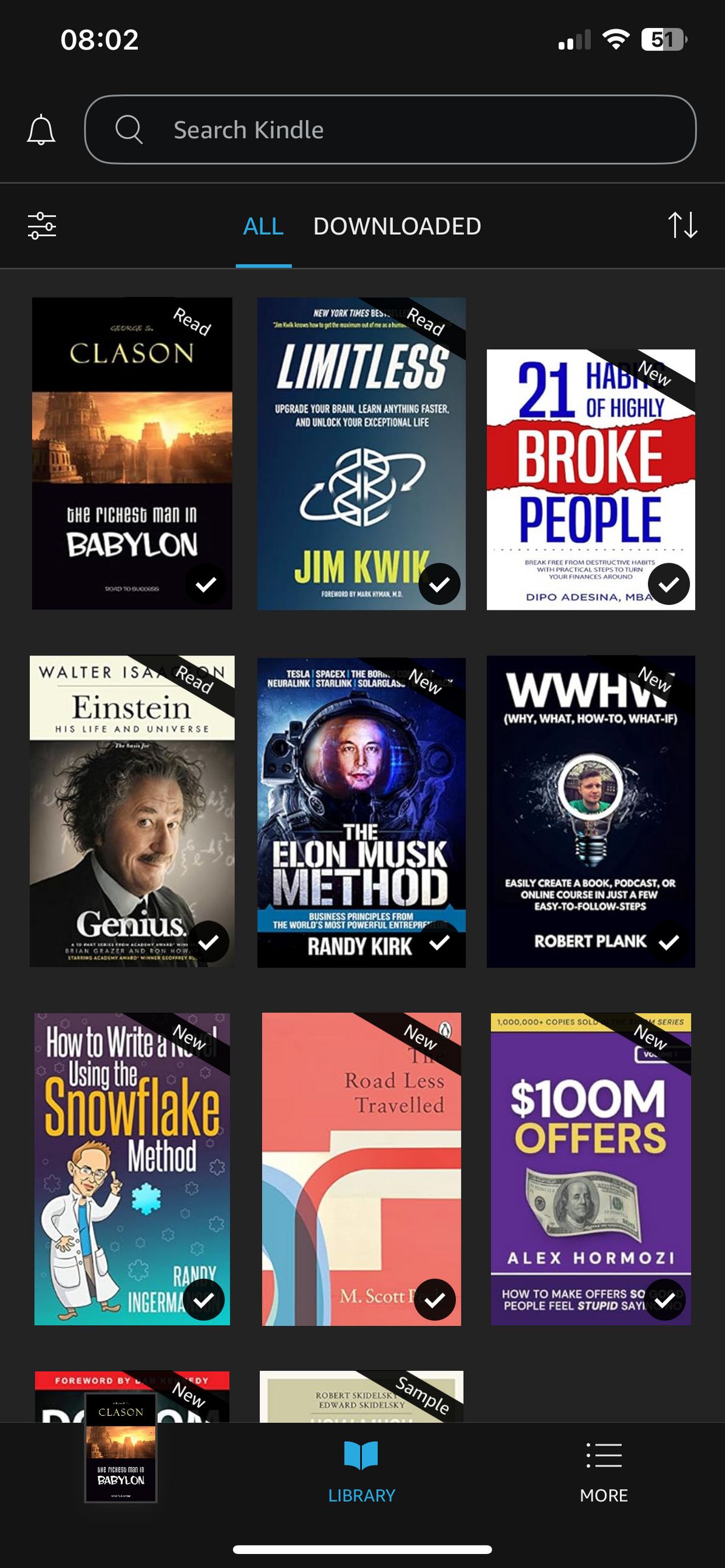 My 100 days book challenge