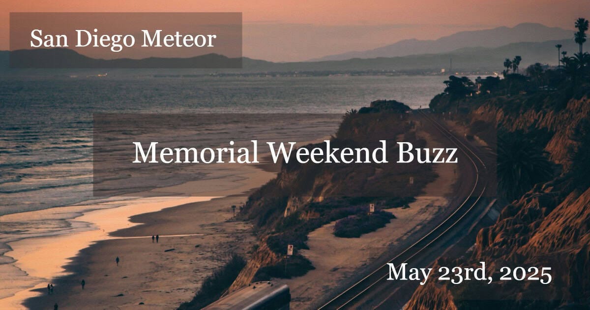 ☄️Memorial Weekend Buzz
