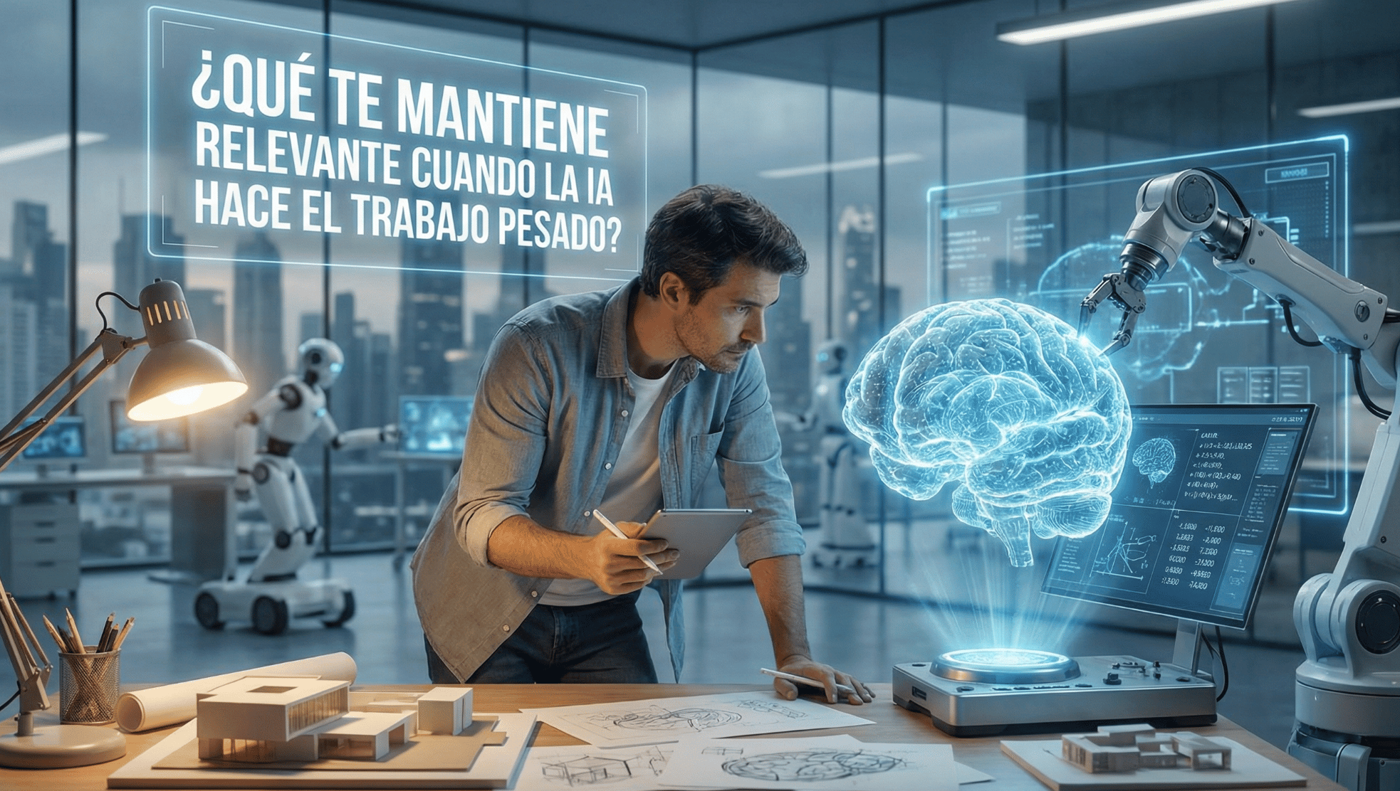 Las 4 habilidades que te mantienen relevante cuando la IA hace el trabajo pesado