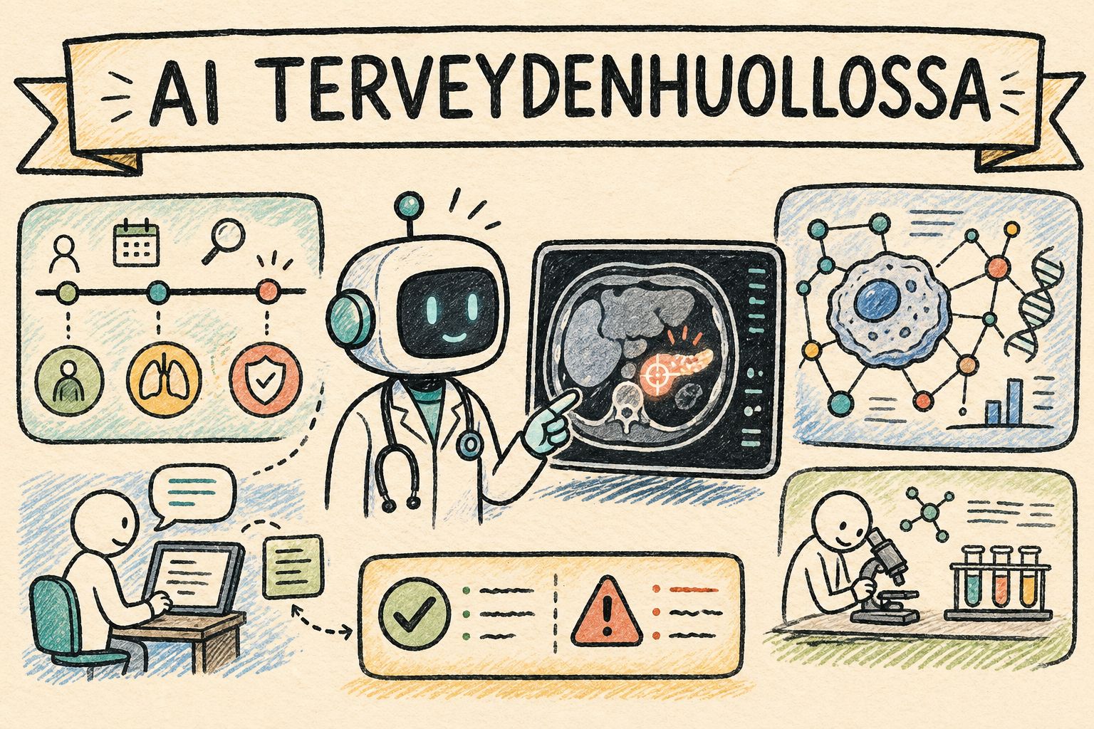 AI terveydenhuollossa: kun kone näkee sairauden ennen lääkäriä