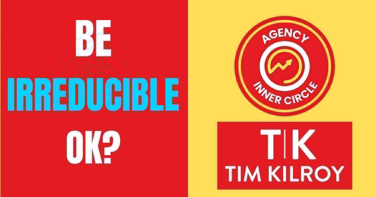 Be Irreducible, For Goodness Sakes