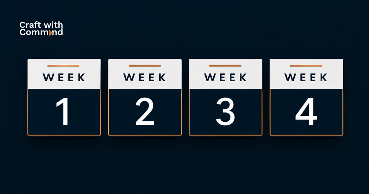 Four Weeks to a Governance Foundation That Actually Holds