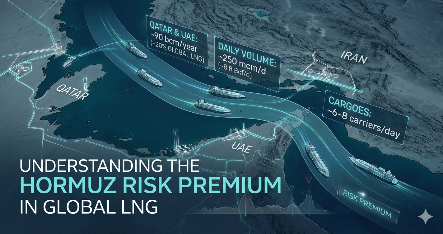 Understanding The Hormuz Risk Premium in Global LNG