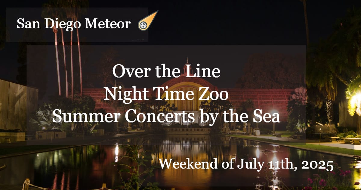 ☄️Over the Line, Nighttime Zoo, & Summer Concerts