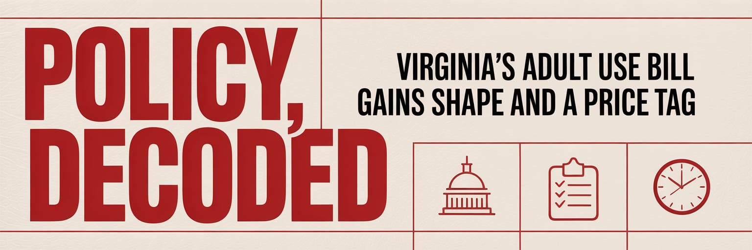 🌿 Virginia’s Price Tag, Florida’s Petition Crackdown, and THC Drinks on a Federal Clock