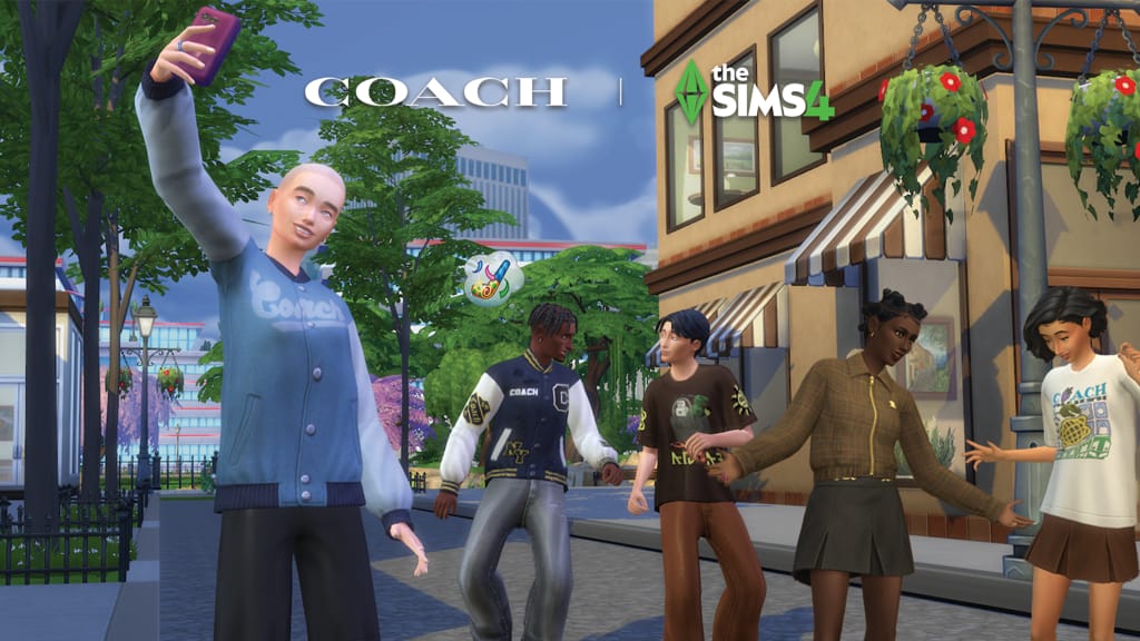 Coach entra no The Sims 4 com coleção gratuita focada em autoexpressão