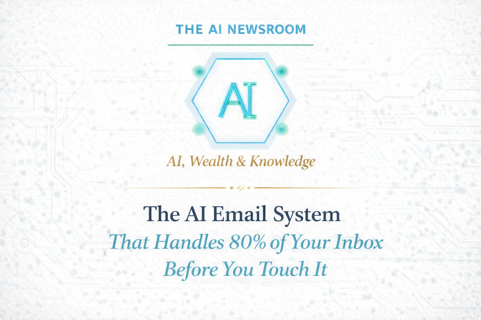 The AI Email System That Handles 80% of Your Inbox Before You Touch It