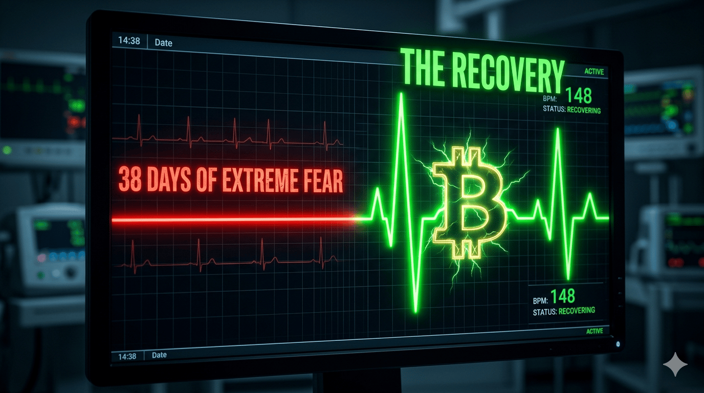 38 Days of Fear...Then Crypto Shows a Pulse