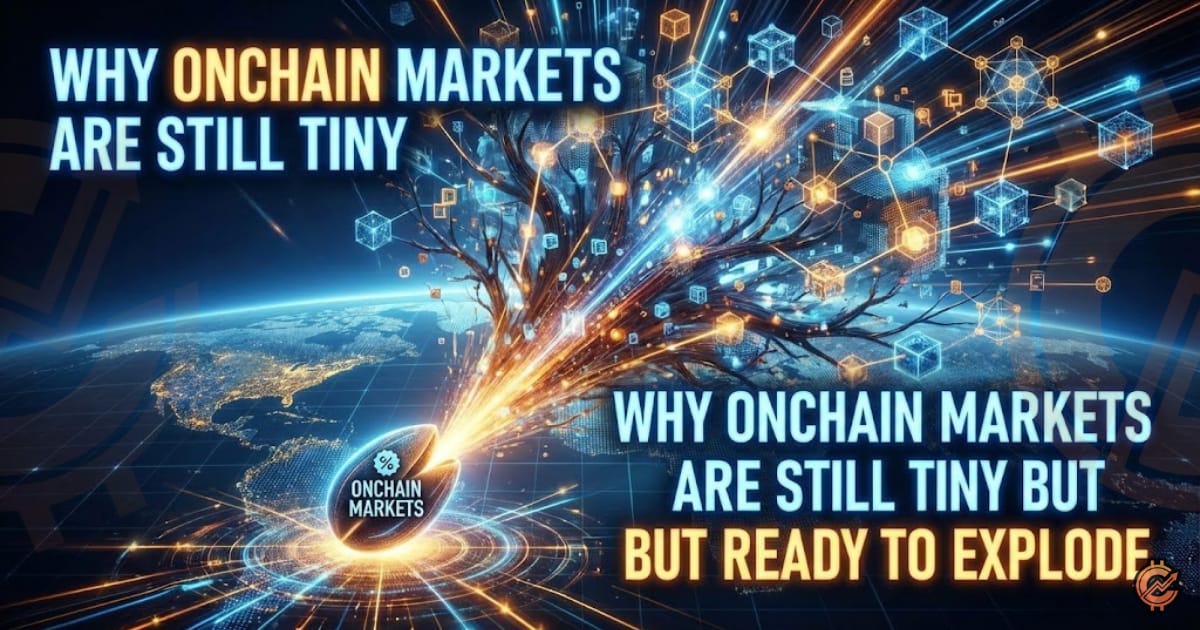 Why Onchain Markets Are Still Tiny But Ready To Explode