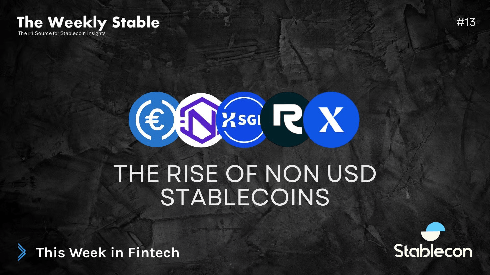 The Weekly Stable (Vol 13)