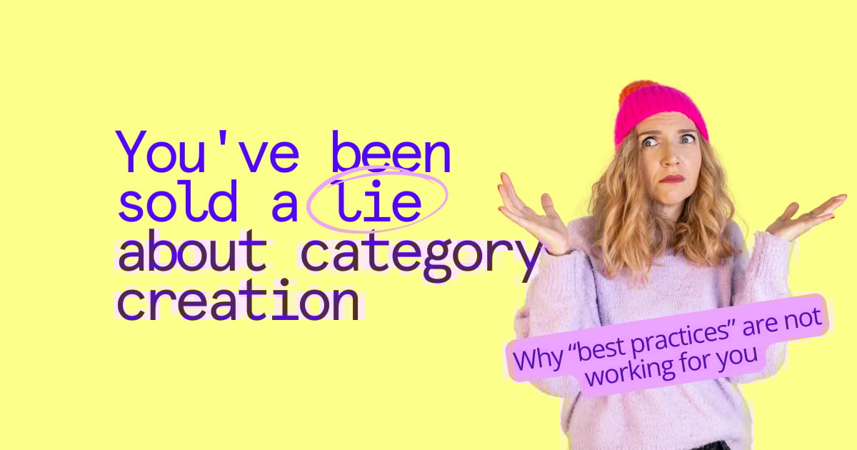 You've been sold a lie