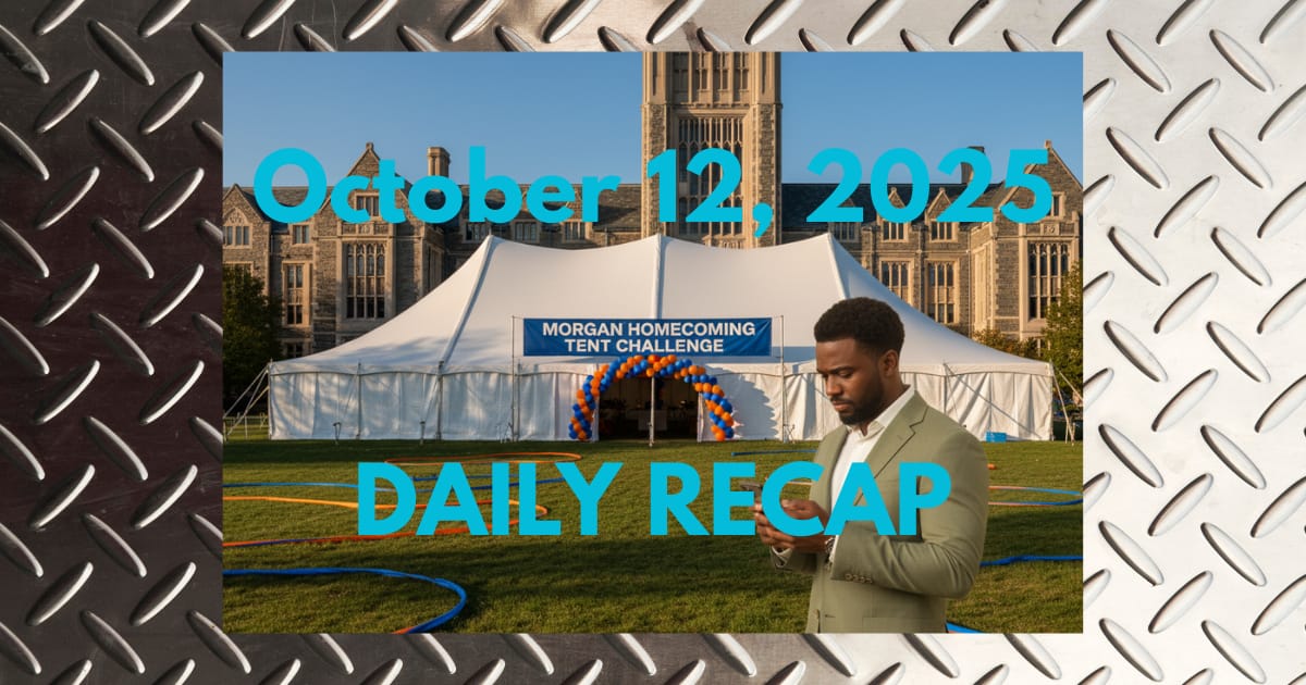 October 12, 2025 – Daily Recap