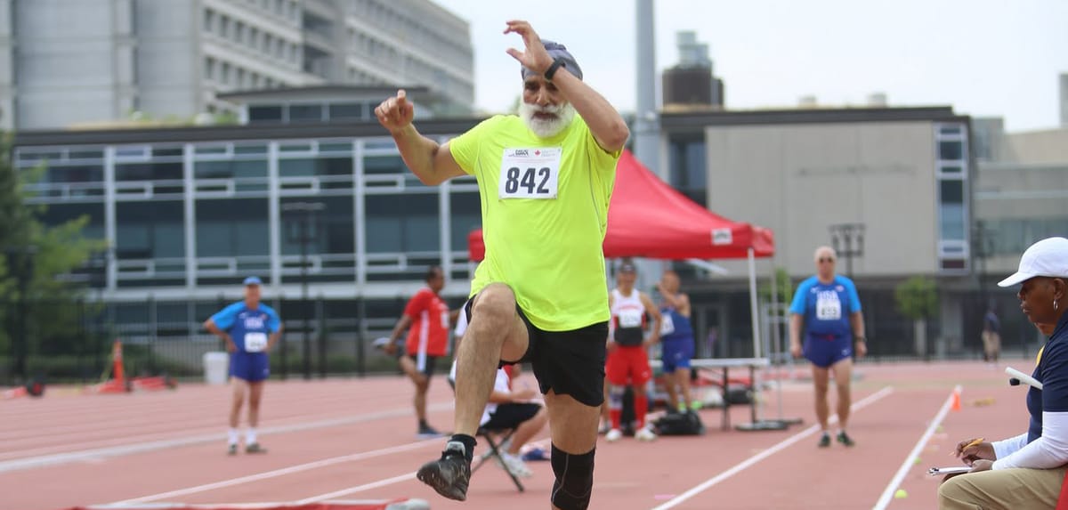 How a 75-year-old is setting records on the track