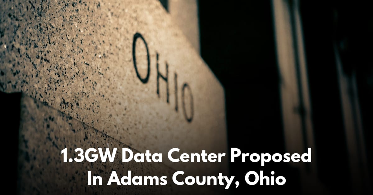 Adams County Ohio Data Center Plans For 1.3GW By 2032