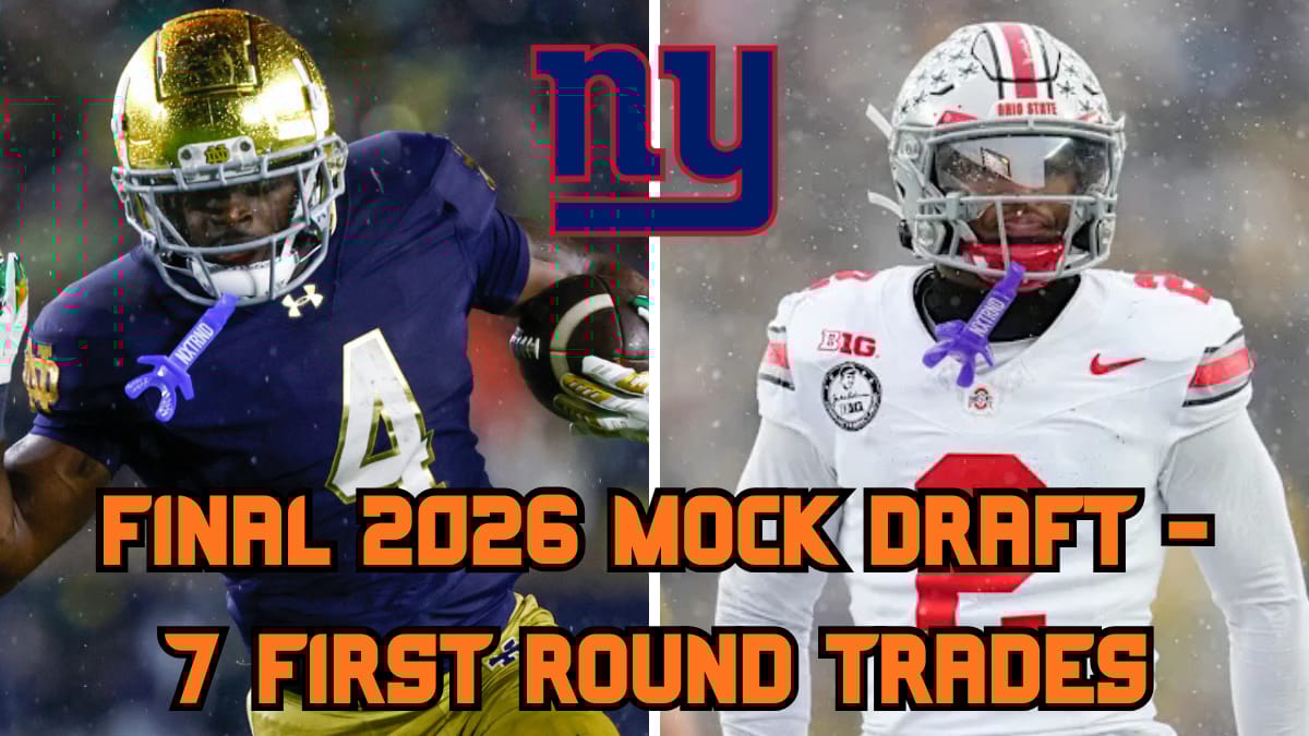 Final 2026 NFL Mock Draft - 7 First Round Trades