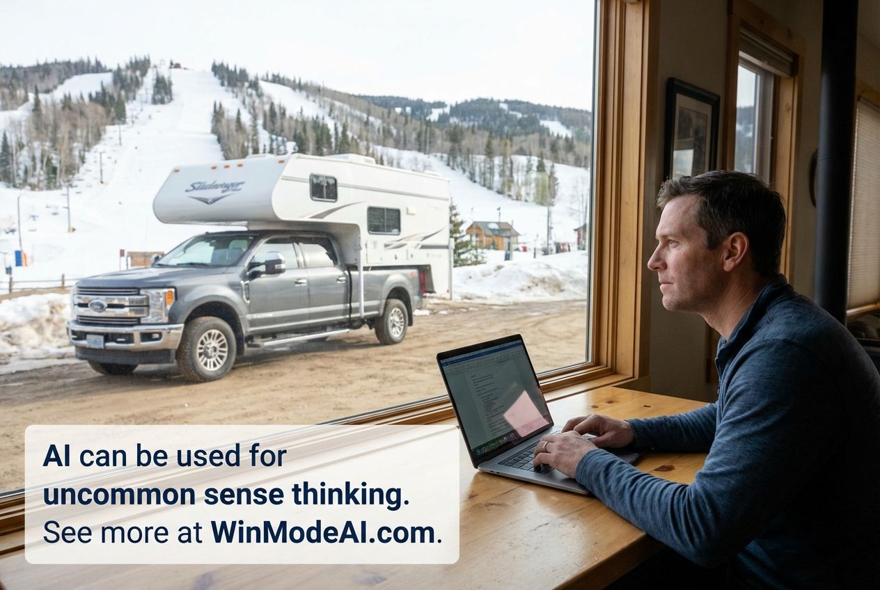 Common Sense with AI: The $28,000 Camper Lesson