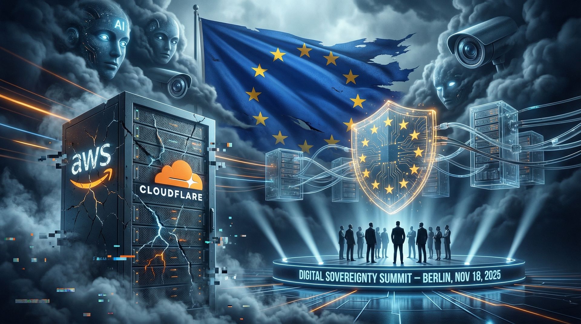 Wenn das Internet stillsteht: Cloudflare- und AWS-Ausfälle als Weckruf für Europas digitale Abhängigkeit?
