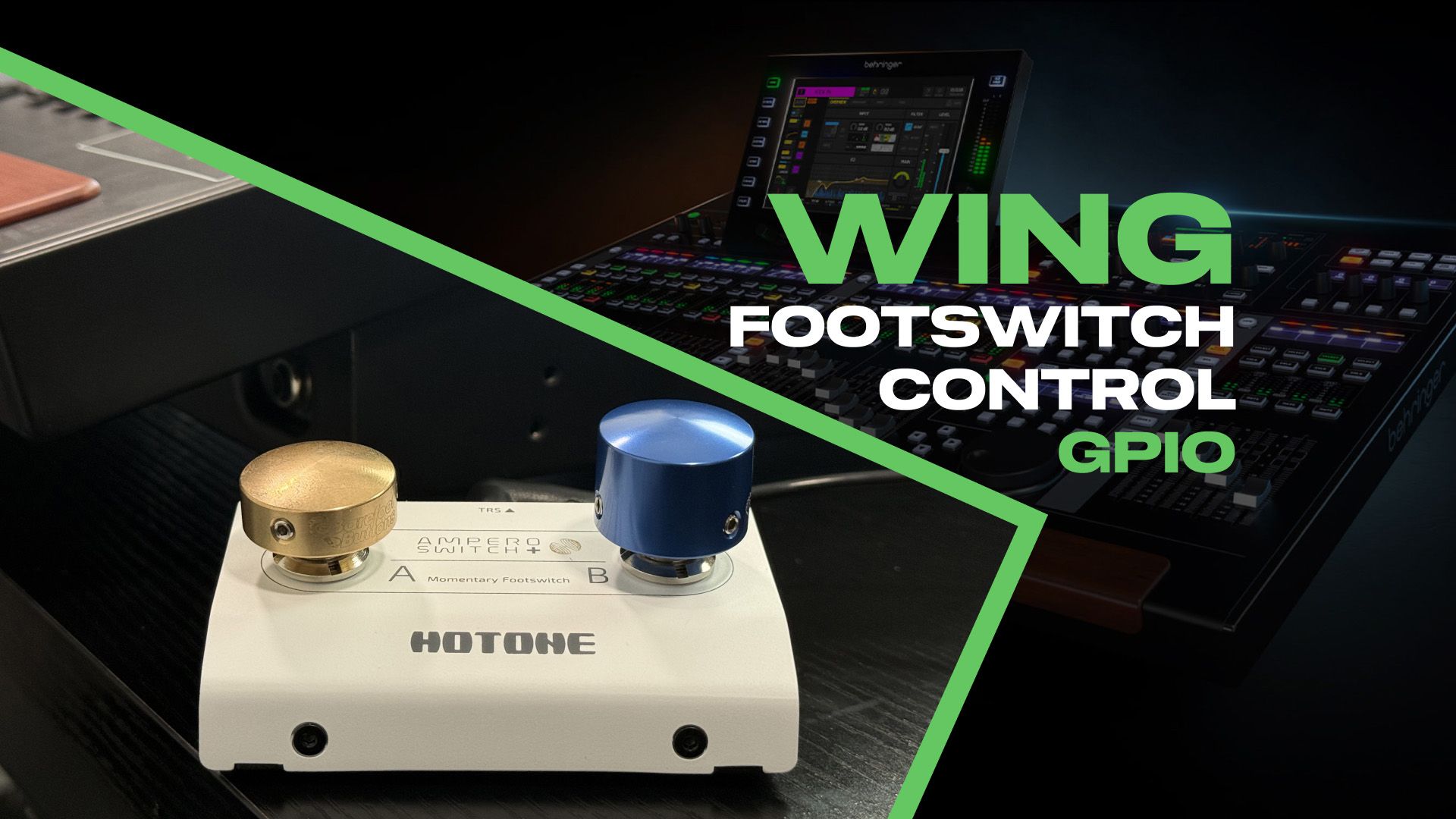WING GPIO: Footswitch Control for Talkback, Scenes, and More