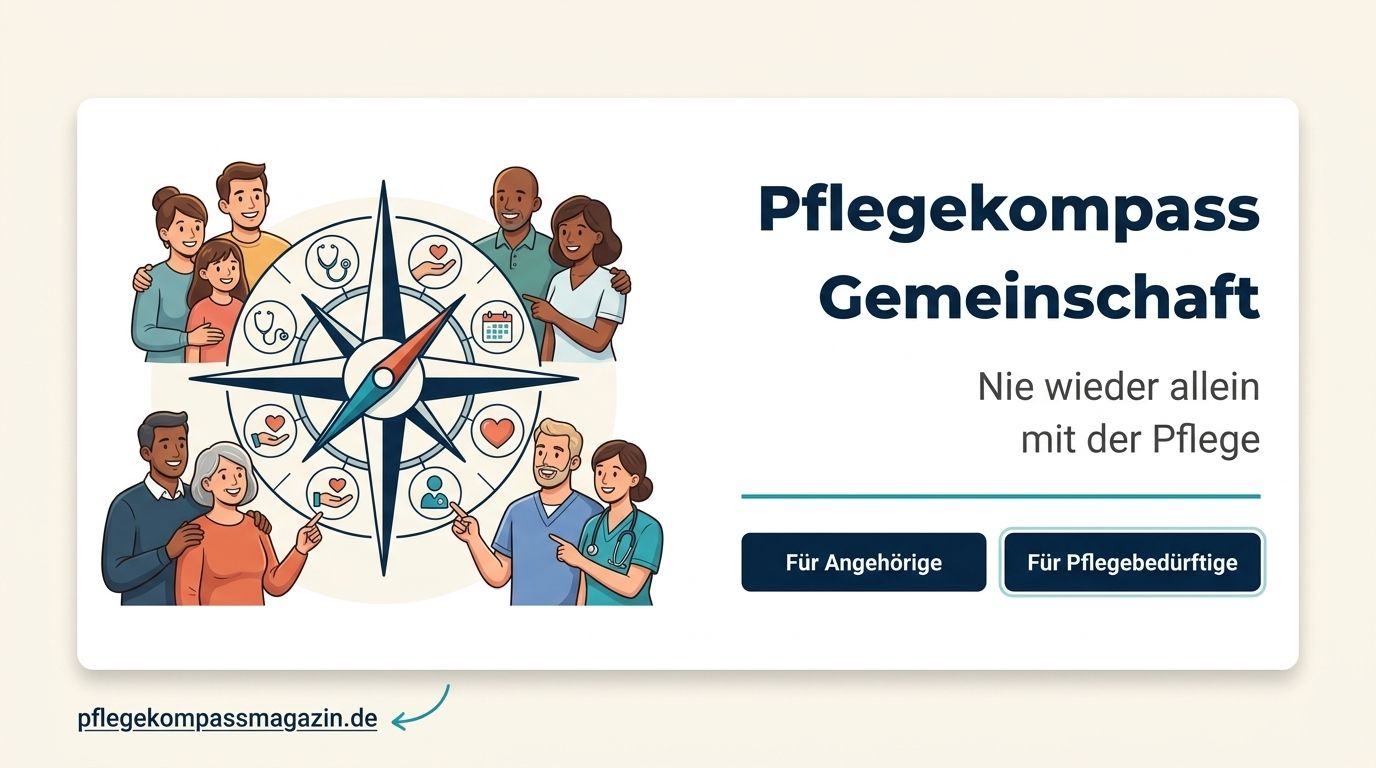 Pflegekompass Gemeinschaft: Nie wieder allein mit der Pflege