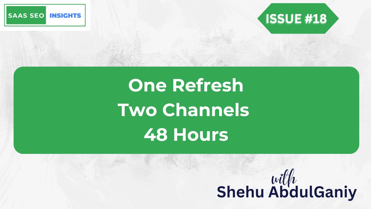 From position 48 to AI Overview in 48 hours (the playbook)