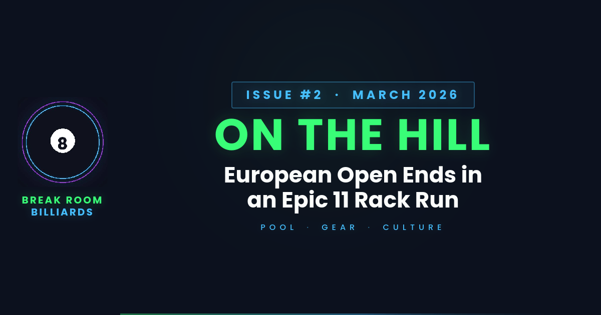 European Open Ends in an Epic 11 Rack Run.