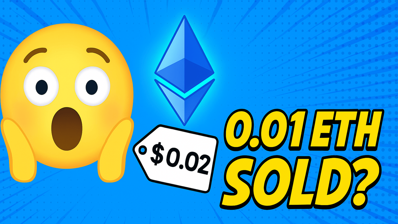 😲 Auction Sold 0.01 ETH for $0.02?