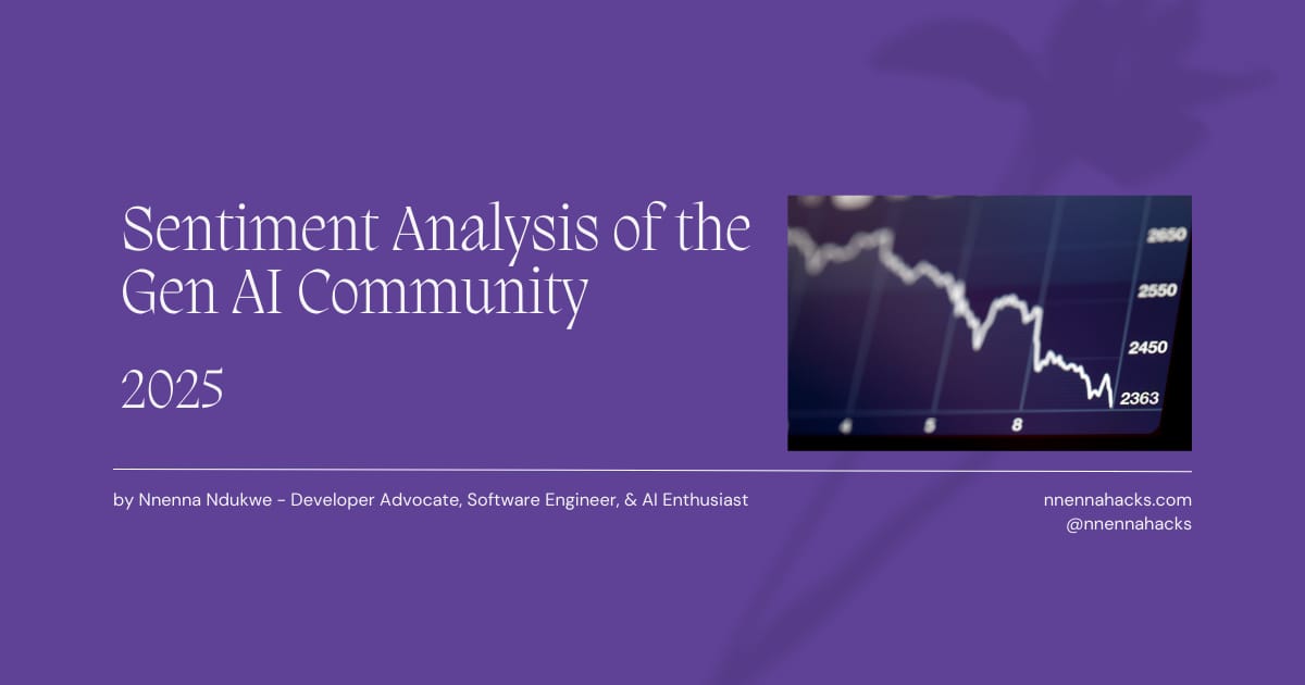 Sentiment Analysis of the Generative AI Community (2025)