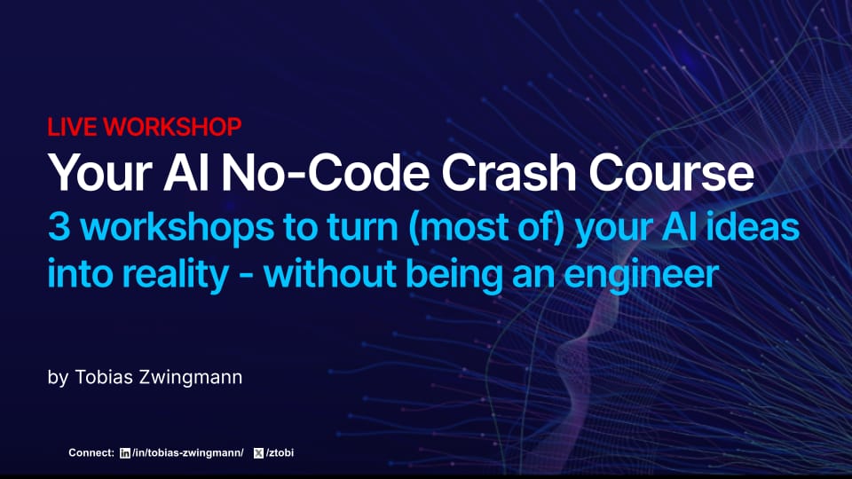 Your AI No-Code Crash Course