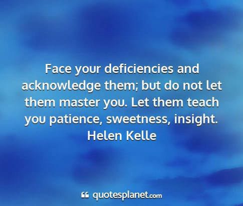 How to Identify and fix '' Deficiencies" — Issue #7