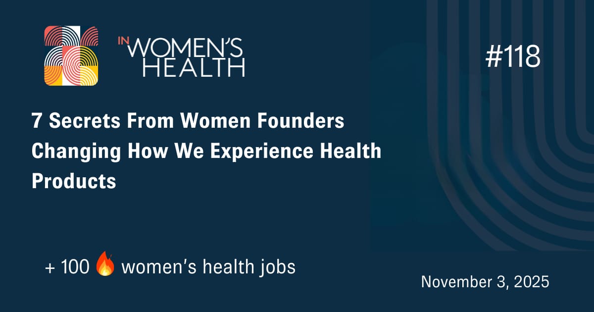 🔥 Jobs in Women's Health November 3, 2025 