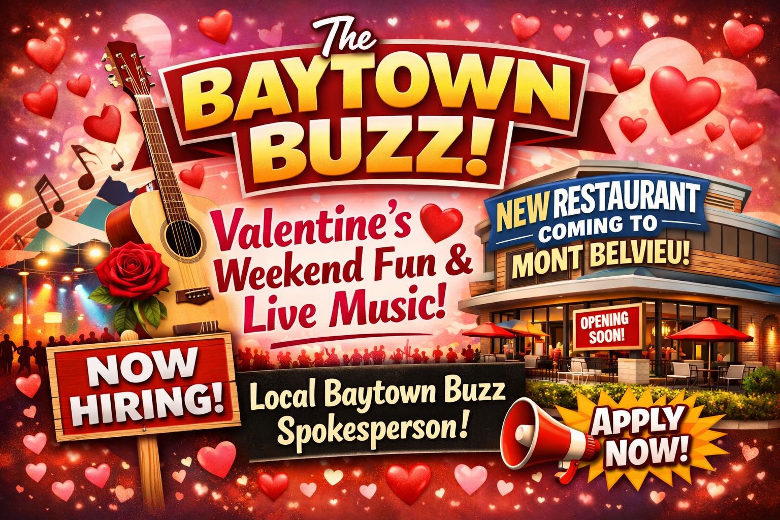 The Baytown Buzz — Valentine’s Weekend Edition