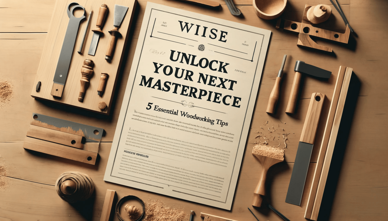 Unlock Your Next Masterpiece: 5 Essential Woodworking Tips 🛠️