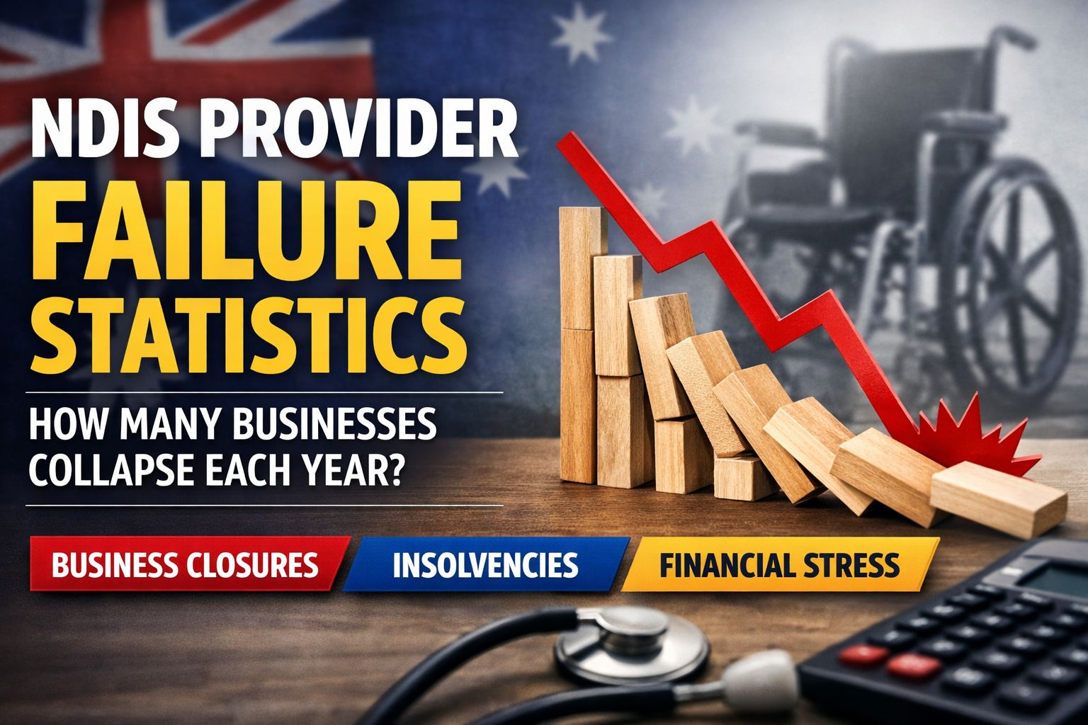 NDIS Provider Failure Statistics: How Many Businesses Collapse Each Year?