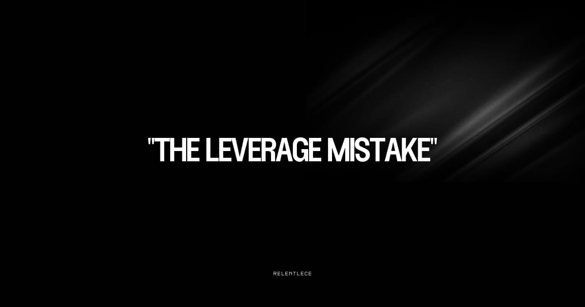 You're trading hours for dollars