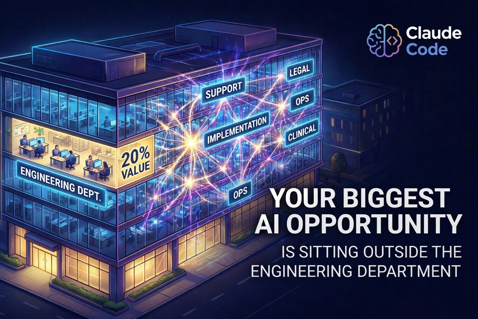 Why Your Biggest AI Opportunity Is Sitting Outside the Engineering Department