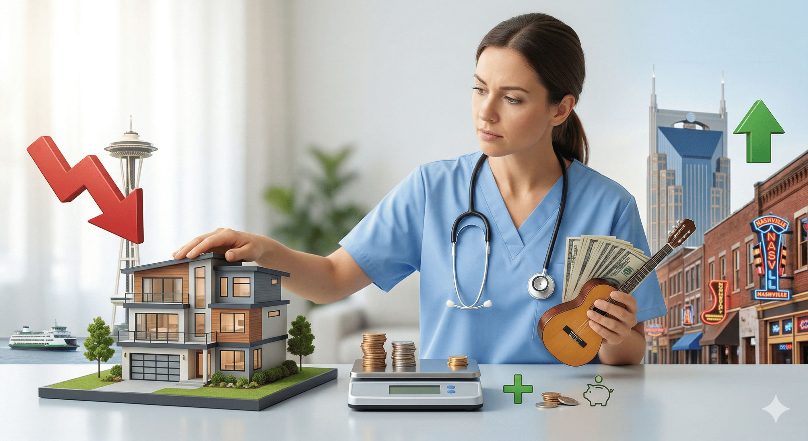 Nashville vs Seattle: Which City Actually Pays Nurses More?